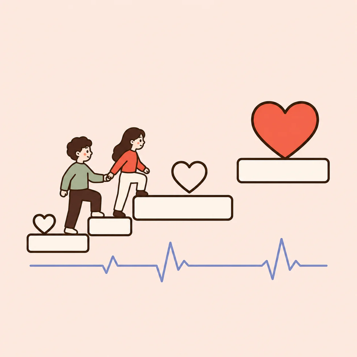 A couple deepening their connection together